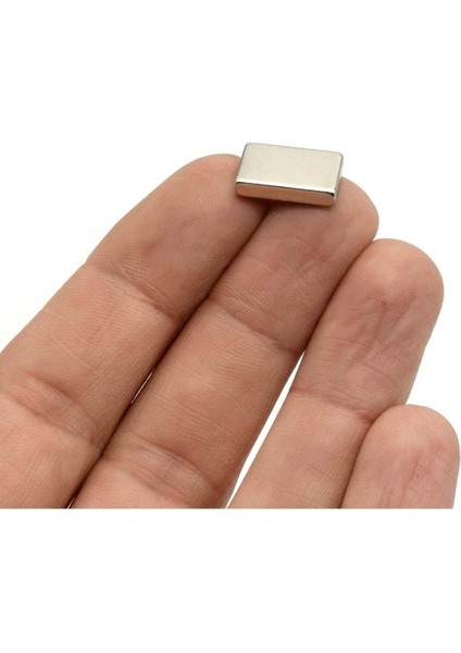 5 Adet 15 x 10 x 3 mm Güçlü Dikdörtgen Neodyum Mıknatıs