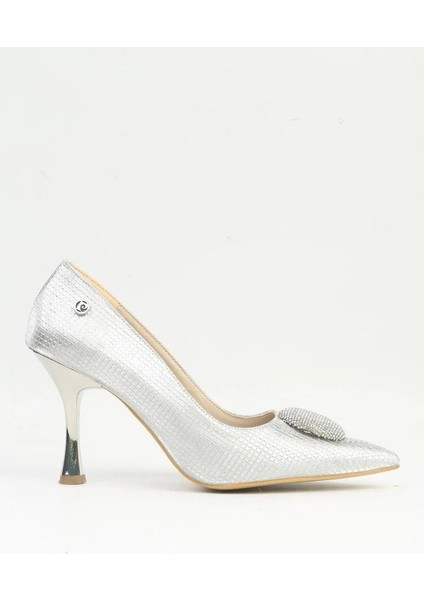 54031 Kadın Abiye Taşlı Stiletto Ayakkabı