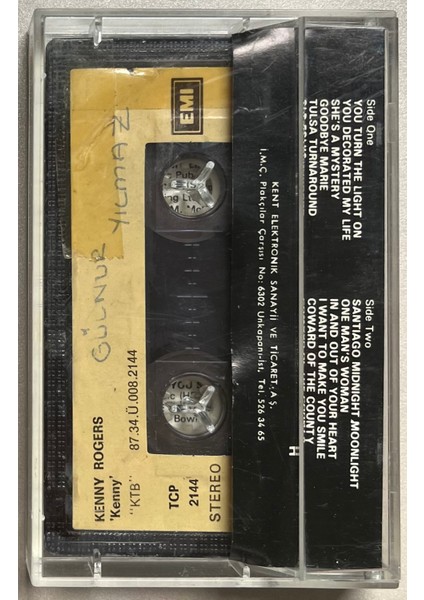 Kenny Rogers - Kenny Kaset