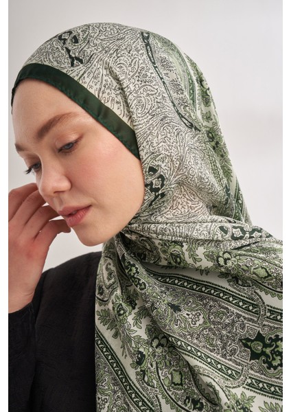 Catena Desen Ithal Vual Şal - Haki