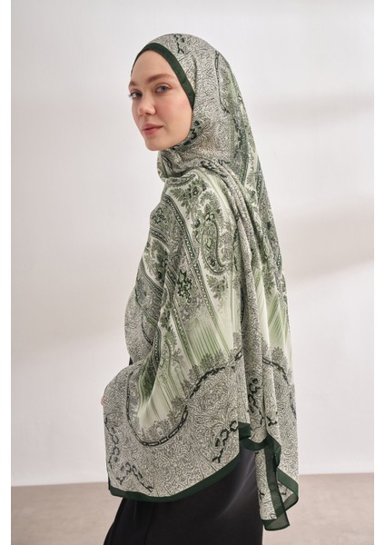 Catena Desen Ithal Vual Şal - Haki fiyatları