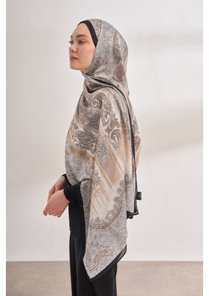 Catena Desen Ithal Vual Şal - Sütlü Kahve modelleri