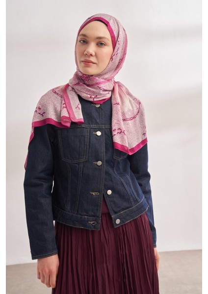 Catena Desen Ithal Vual Şal - Fuşya modelleri