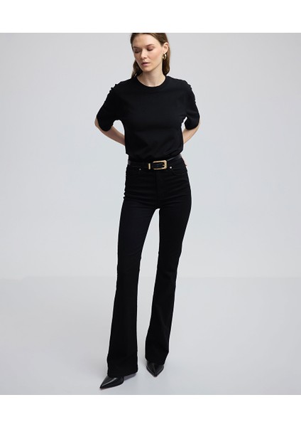 Flare fit jean pantolon IW6240018029001