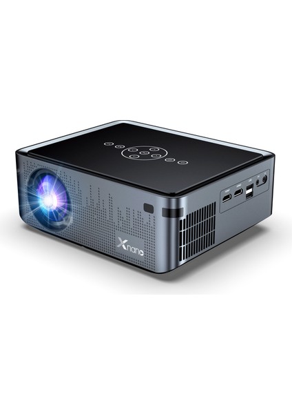 X1 Pro 1080P Full Hd, 4K LED Projeksiyon, Auto Focus, 12000 Lumen, Android, Dolby Audio, Wı-Fı, Bluetooth, Black