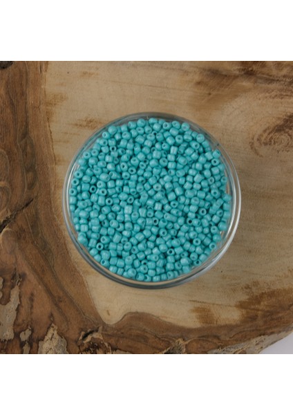 Abc Kum Boncuk Turkuaz 3 mm 500 Gram 8/0 - 854B