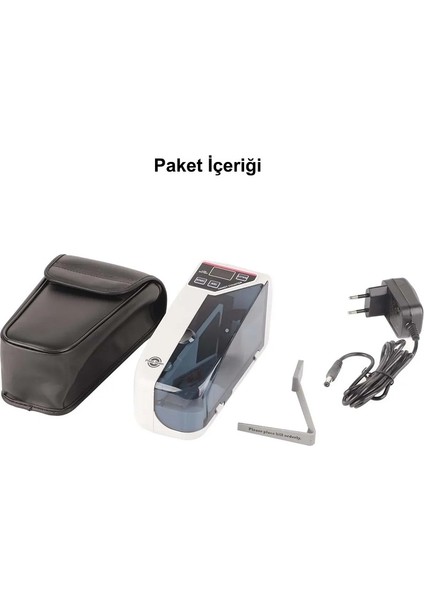 Mini Taşınabilir Kağıt Para Sayma Makinesi Uv Lamba Para Kontrol Kolay Taşınılabilir