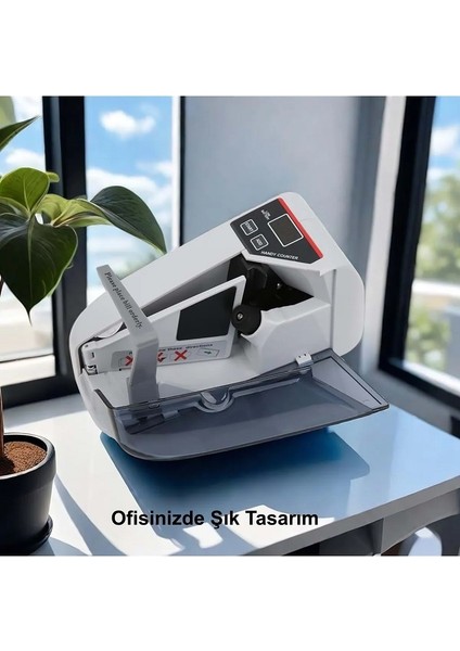 Mini Taşınabilir Kağıt Para Sayma Makinesi Uv Lamba Para Kontrol Kolay Taşınılabilir