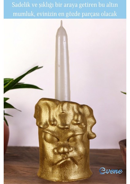 Gümüş Eskitme Mumluk Şamdan Ince Mum Uyumlu Model 4 fırsatları