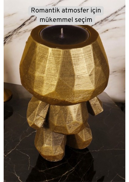 Şamdan Mumluk Dekoratif Mumluk Beyaz Renk Tealight Mumluk Model 5 modelleri