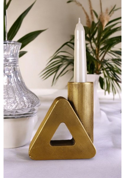 Şamdan Mumluk Dekoratif Mumluk Beyaz Renk Tealight Mumluk Model 8