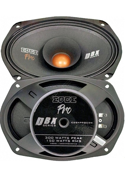 EDBXPRO69W-E2 | Edge Dbx Serisi Oval Midrange 150W Rms 300W Maksimum