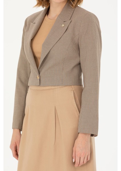 Kadın Camel Ceket 50277126-VR015