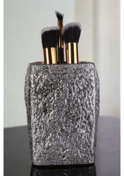 Makyaj Duzenleyici Makyaj Organizeri Makyaj Fırçalığı Makyaj Fırçası Altın Eskitme Renk Model 7