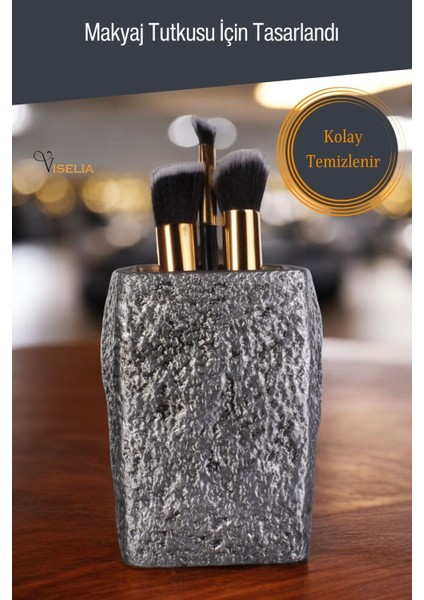 Makyaj Duzenleyici Makyaj Organizeri Makyaj Fırçalığı Makyaj Fırçası Altın Eskitme Renk Model 7 indirimleri