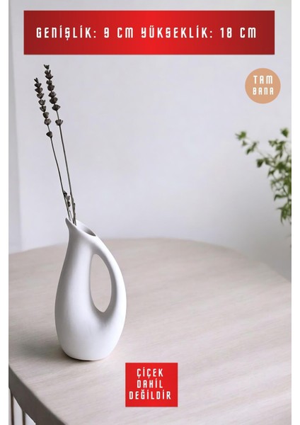 Beyaz Dekoratif Vazo Obje Ev Dekorasyon Masa Üstü Dekor Vazo Model 35 modelleri