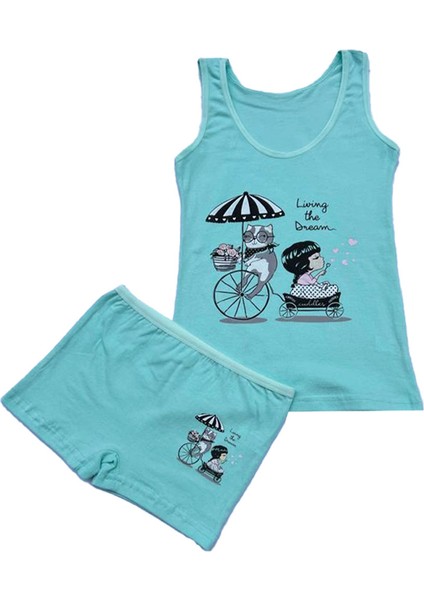 Kız Çocuk Atlet Boxer Takım modelleri