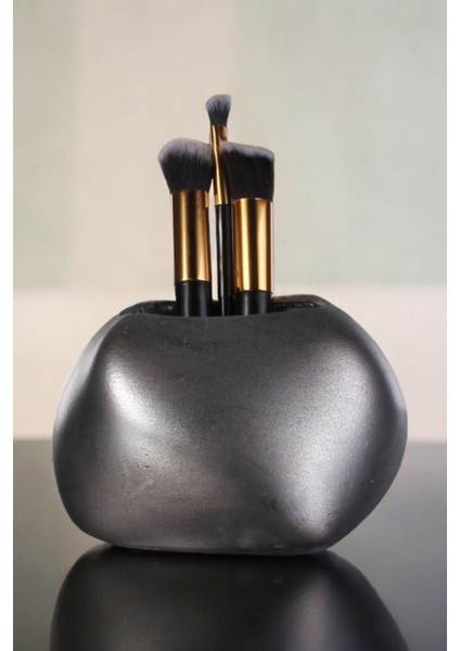 Makyaj Duzenleyici Makyaj Organizeri Makyaj Fırçalığı Makyaj Fırçası Gümüş Eskitme Renk Model 22