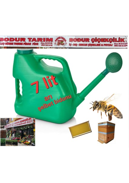 Bodur Tarım Bulancak Kalite Plastik 7 Lt Lik Süzgeçli Arı Şelbetleme Yemleme Bidonu fiyatları