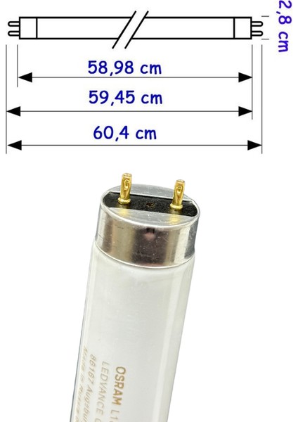 18W 4000K (Günışığı) G13 Duylu Floresan Ampul fiyatları