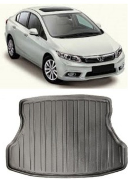 Honda Civic Sedan Bagaj Havuzu Siyah 2012 2016