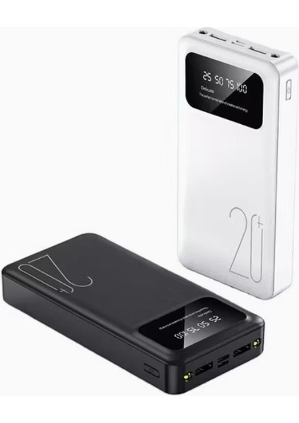 Powerbank 20000 mAh TUGII-GP02 - Yüksek Kapasite, Kompakt Tasarım ve Hızlı Şarj Özelliği