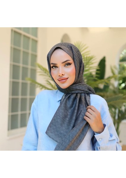 Işıltılı Ipek Şal - Füme modelleri