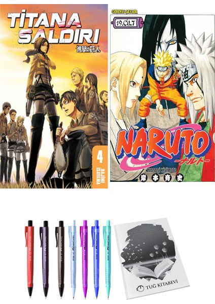 Titana Saldırı 4 ve Naruto 19 (2li Set)