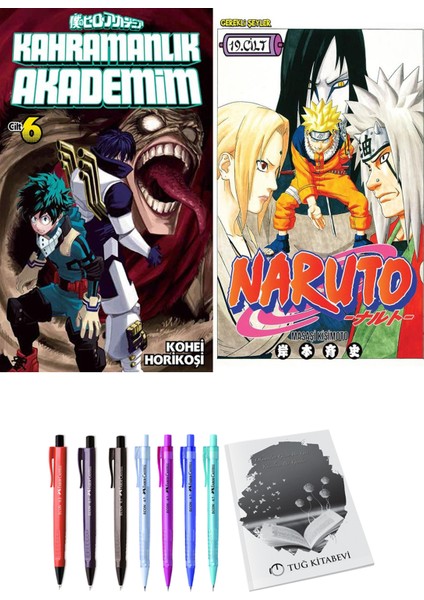 Kahramanlık Akademim 6 ve Naruto 19 (2li Set)