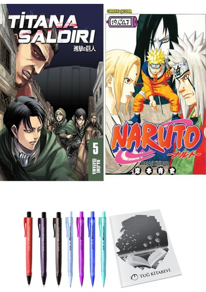 Titana Saldırı 5 ve Naruto 19 (2li Set)
