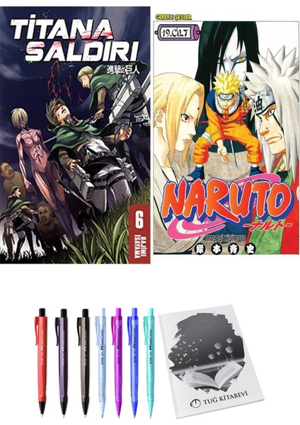 Titana Saldırı 6 ve Naruto 19 (2li Set)
