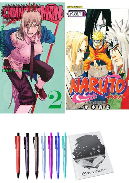 Chainsawman 2 ve Naruto 19 (2li Set)