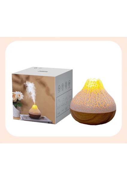 Ultrasonik 300 ml Hava Nemlendirici Buhar Makinesi 7 Renk LED Işıklı Aroma Difüzörü Oda Nemlendirici modelleri