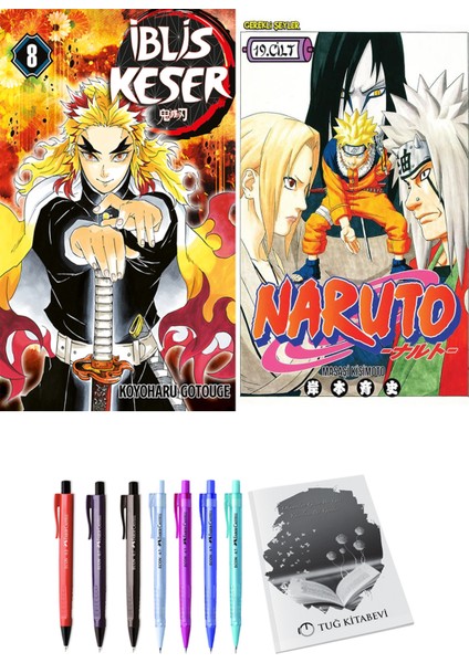 Iblis Keser 8 ve Naruto 19 (2li Set)