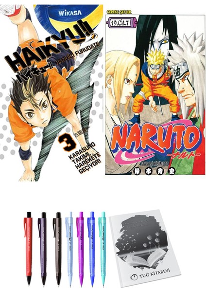 Haikyu!! 3 ve Naruto 19 (2li Set)