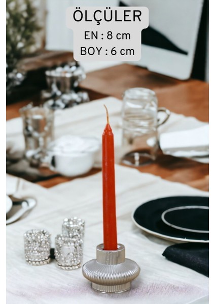 Şamdan Mumluk Dekoratif Mumluk Beyaz Renk Tealight Mumluk Model 15 fiyatları