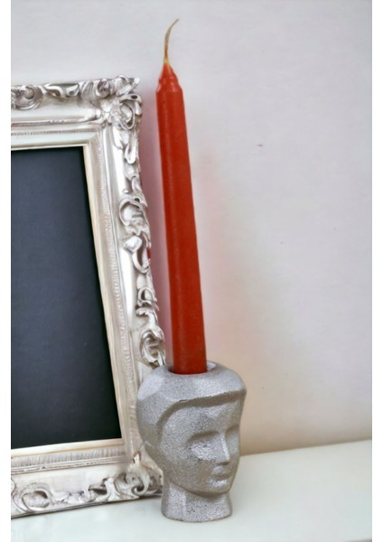 Şamdan Mumluk Dekoratif Mumluk Beyaz Renk Tealight Mumluk Model 10