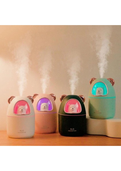 Hava Nemlendirici Buhar Makinesi 350 ml LED Işıklı Bebek Odası Nemlendirici fiyatları