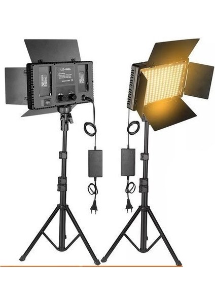 Profesyonel LED Işık 800 Ledli Dslr Fotoğraf Makinesi Video Kamera Işığı Makyaj Tattoo Dövme Işığı 800 LED Işık + 2m Işık Ayağı