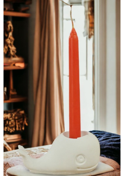 Şamdan Mumluk Dekoratif Mumluk Beyaz Renk Tealight Mumluk Model 6