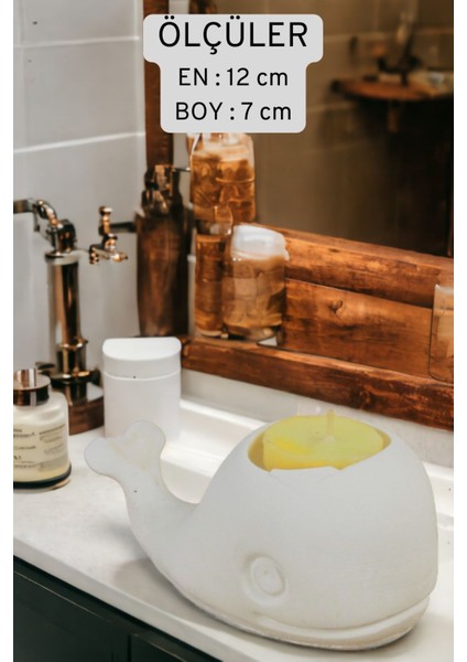 Şamdan Mumluk Dekoratif Mumluk Beyaz Renk Tealight Mumluk Model 6