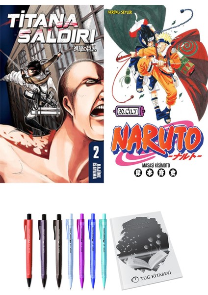 Titana Saldırı 2 ve Naruto 20 (2li Set)