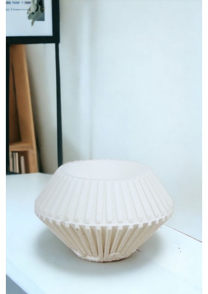 Şamdan Mumluk Dekoratif Mumluk Beyaz Renk Tealight Mumluk Model 37
