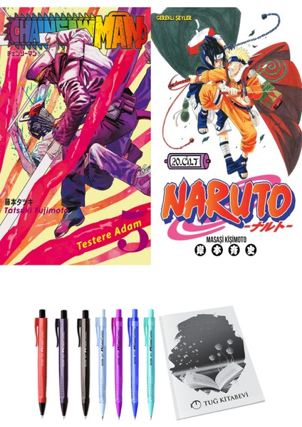 Chainsawman 7 ve Naruto 20 (2li Set)
