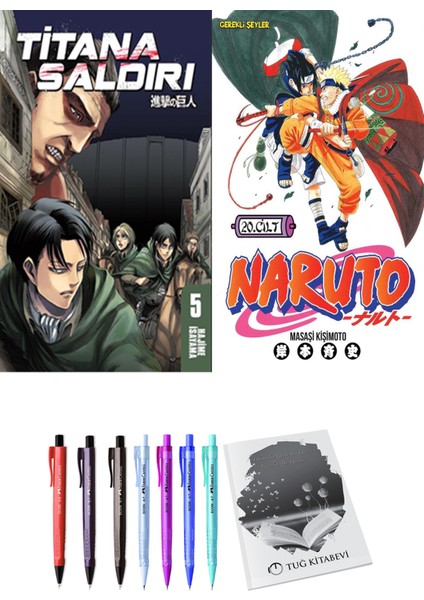Titana Saldırı 5 ve Naruto 20 (2li Set)