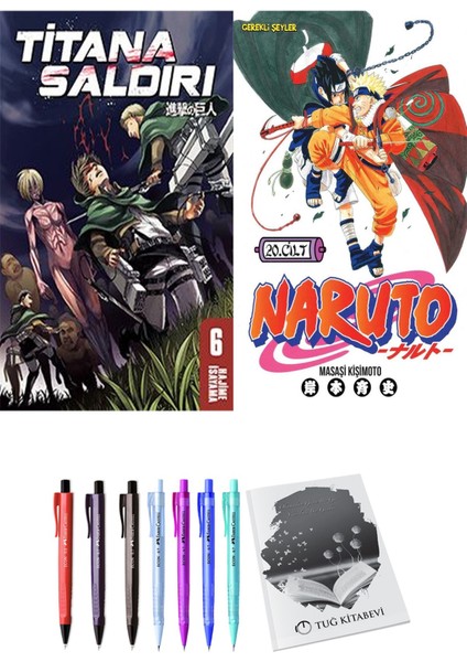 Titana Saldırı 6 ve Naruto 20 (2li Set)