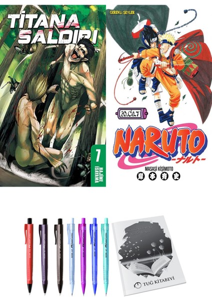 Titana Saldırı 7 ve Naruto 20 (2li Set)