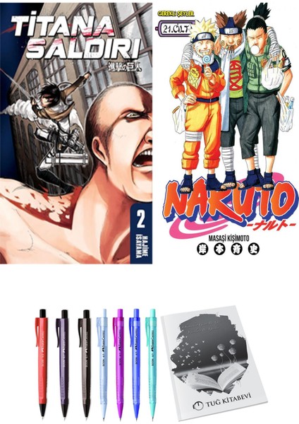 Titana Saldırı 2 ve Naruto 21 (2li Set)