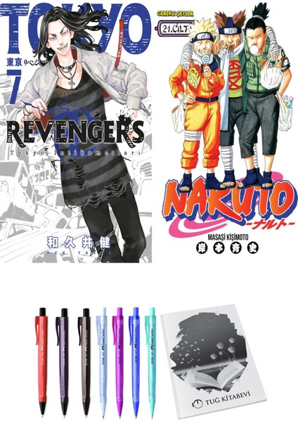 Tokyo Revengers 7 ve Naruto 21 (2li Set)