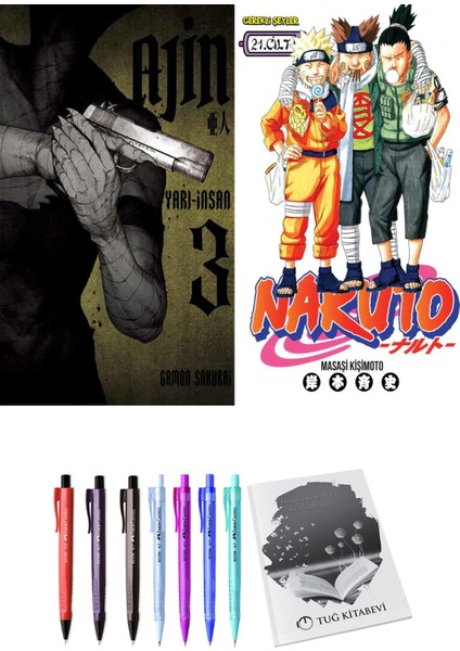 Ajin 3 ve Naruto 21 (2li Set)